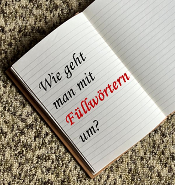 Das Kreuz mit den Füllwörtern