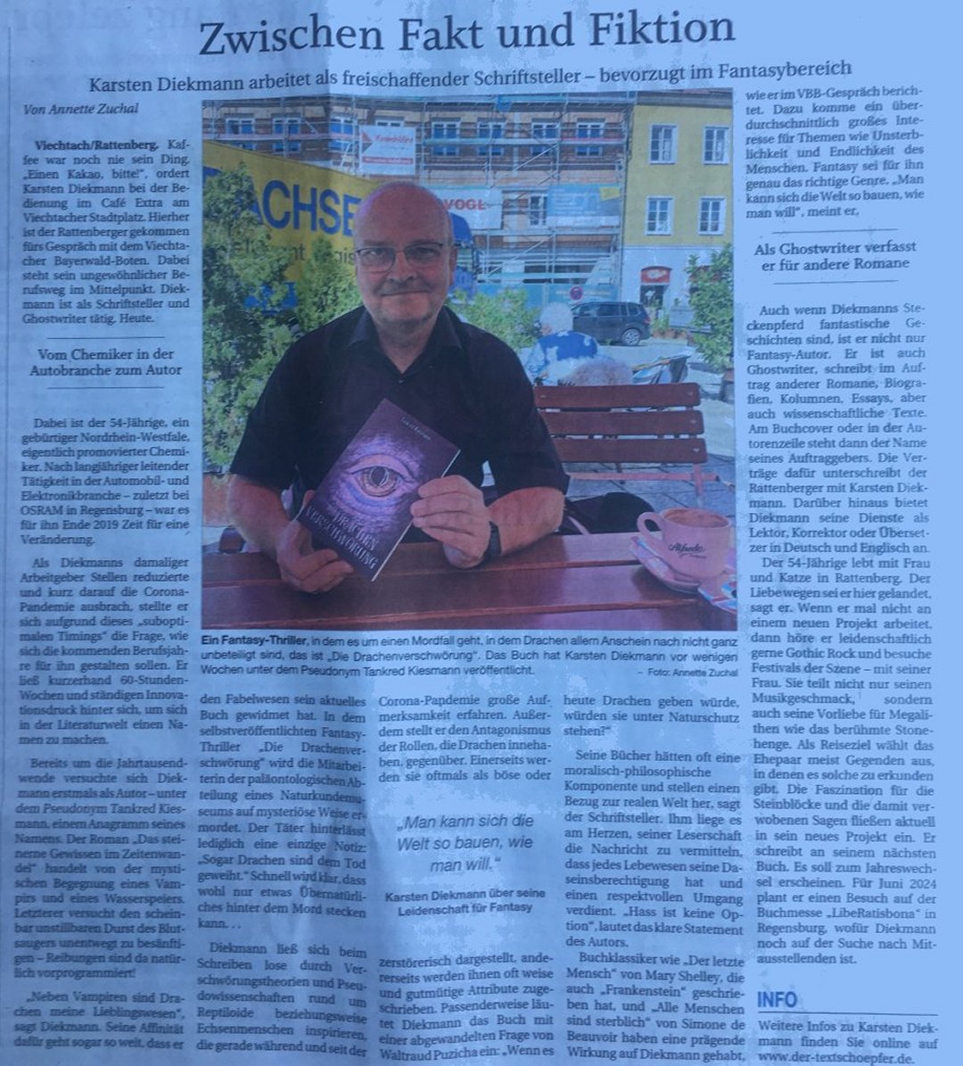 Zeitungsartikel Karsten Diekmann 15Sep2023