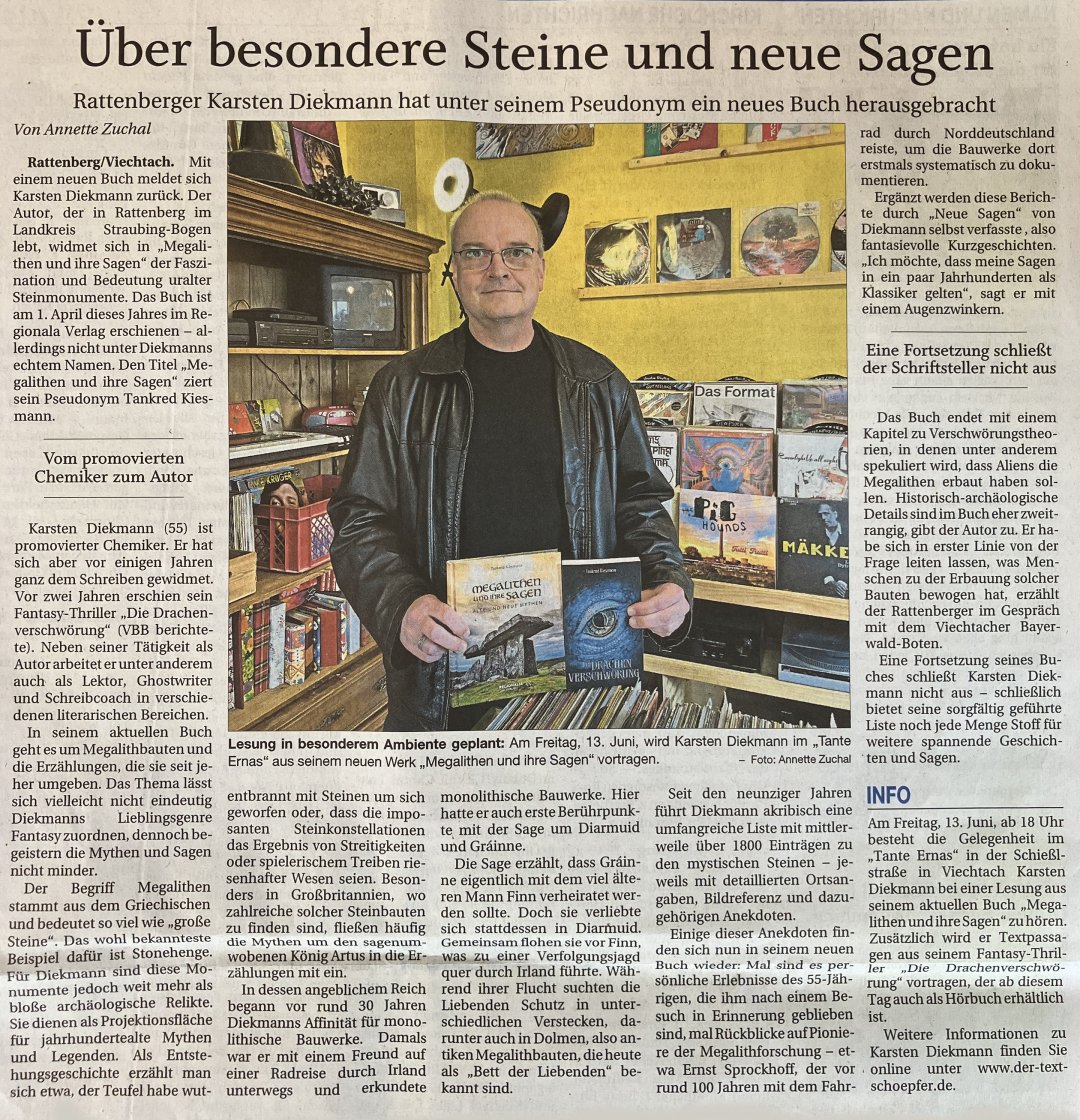 Zeitungsartikel Karsten Diekmann 31Mai2025