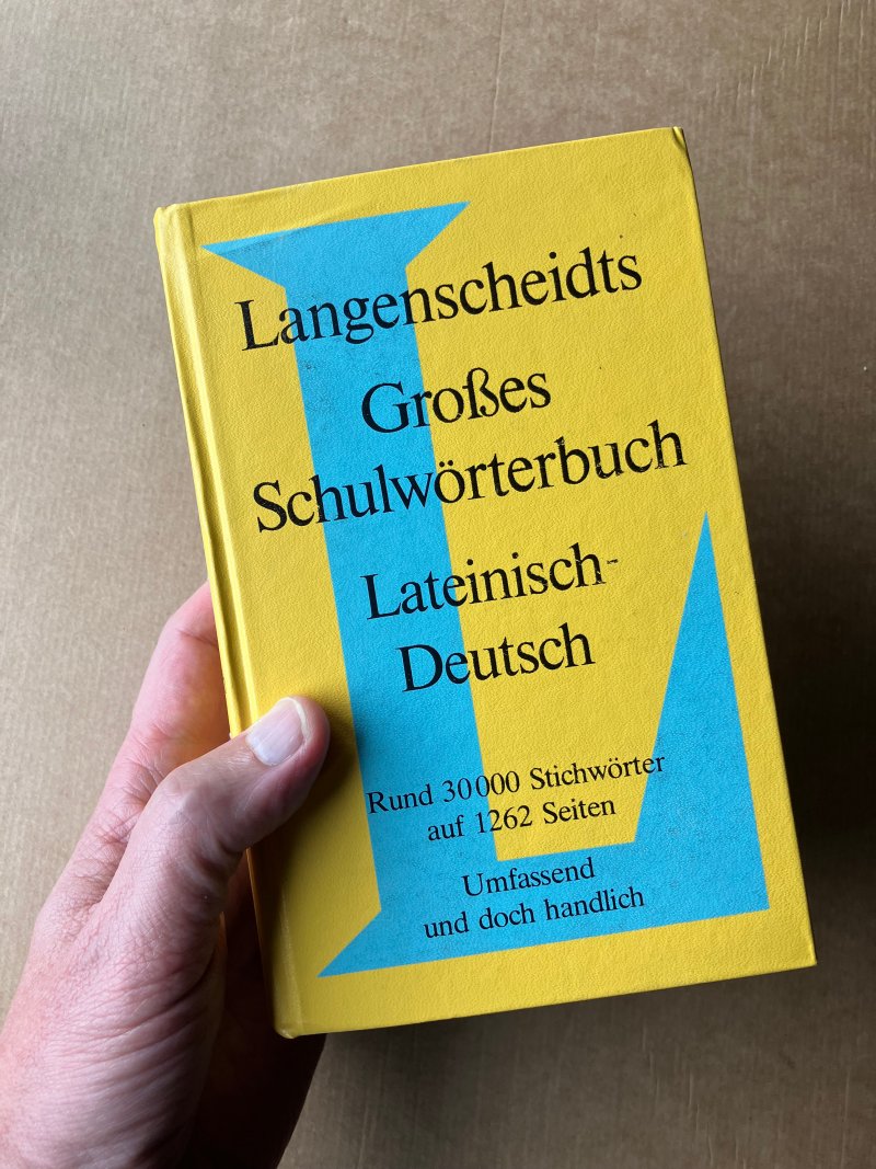 Wörterbuch Latein Deutsch